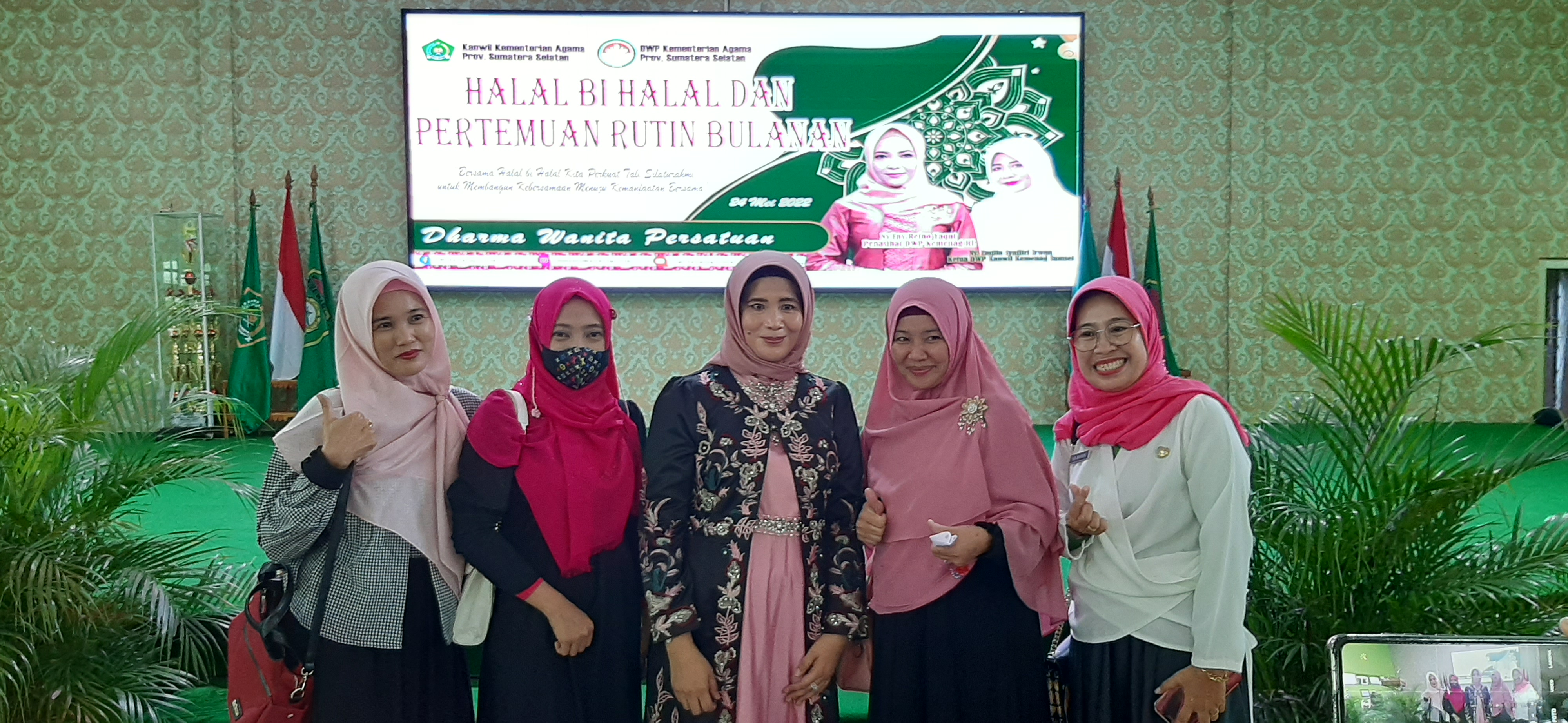 DWP BDK Palembang Hadiri Halal Bihalal Kanwil Kemenag Sumsel