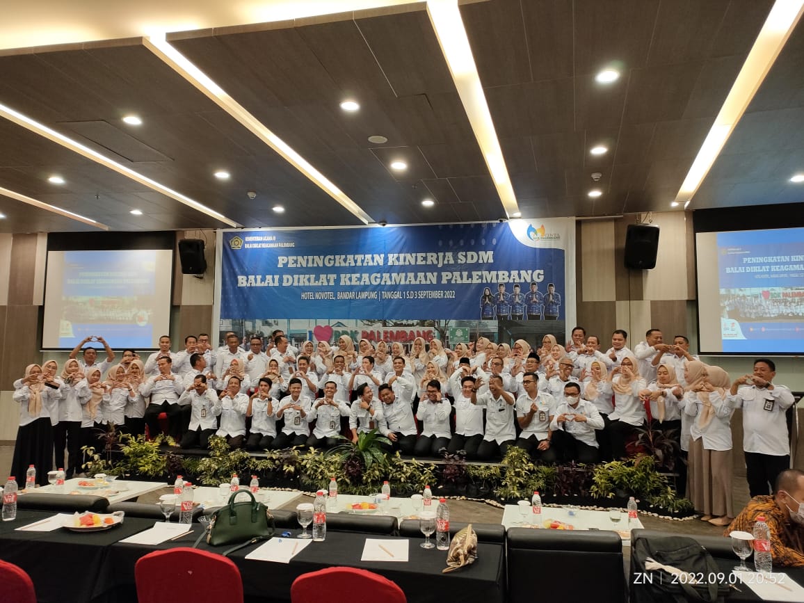 Perkuat Peningkatan Kinerja SDM, Kepala BDK Palembang Luncurkan Slogan CINTA