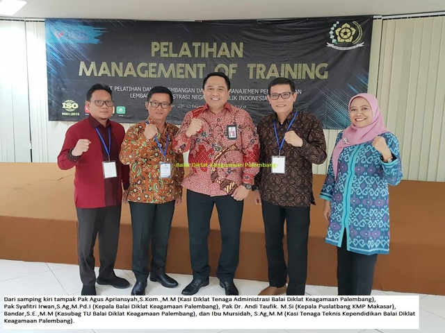 Pelatihan Management Of Training Berbasis E-Learning - Makassar