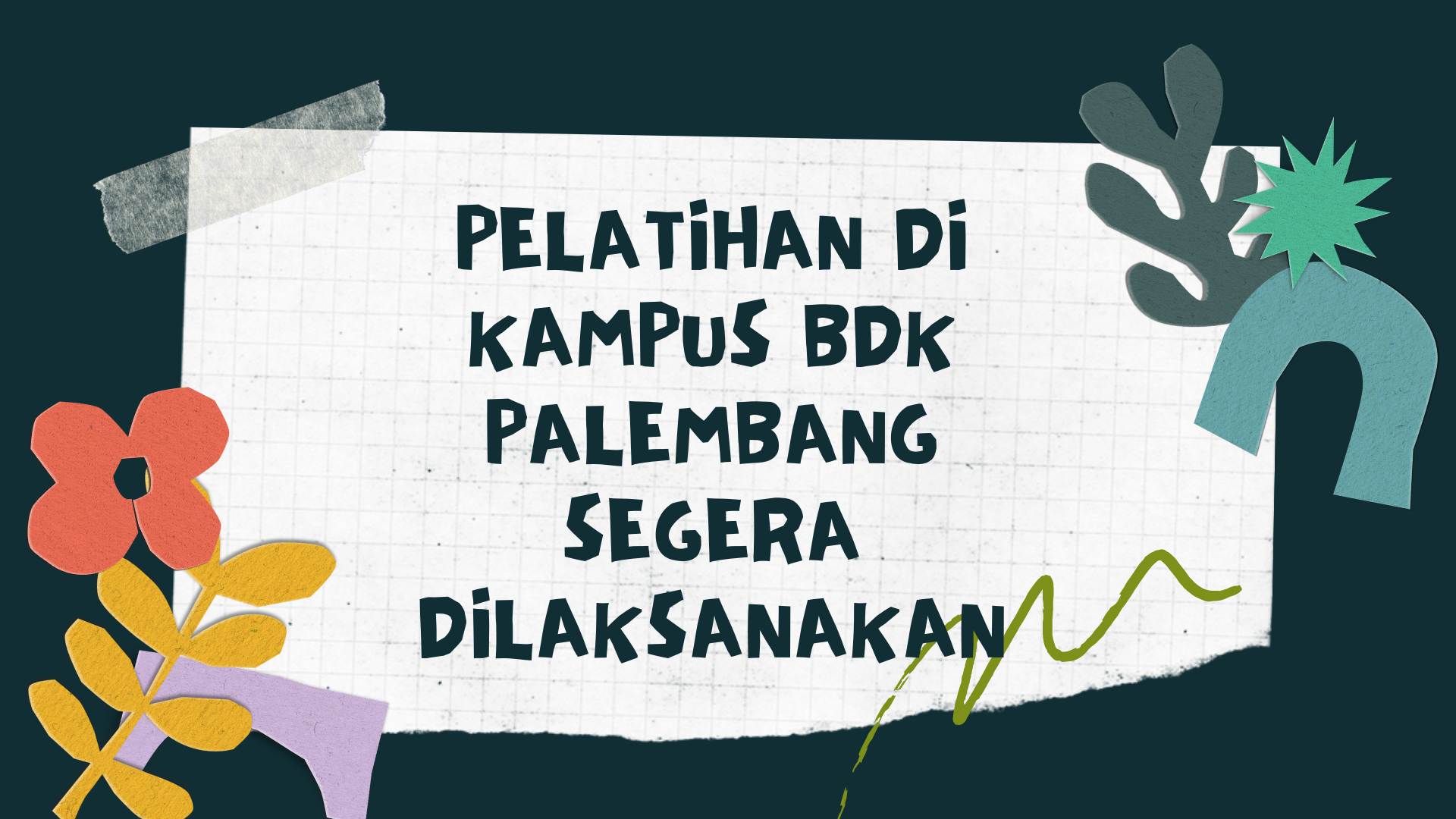 Catat Tanggalnya! Pelatihan di BDK Palembang akan Dimulai Kembali Awal Tahun Ini.