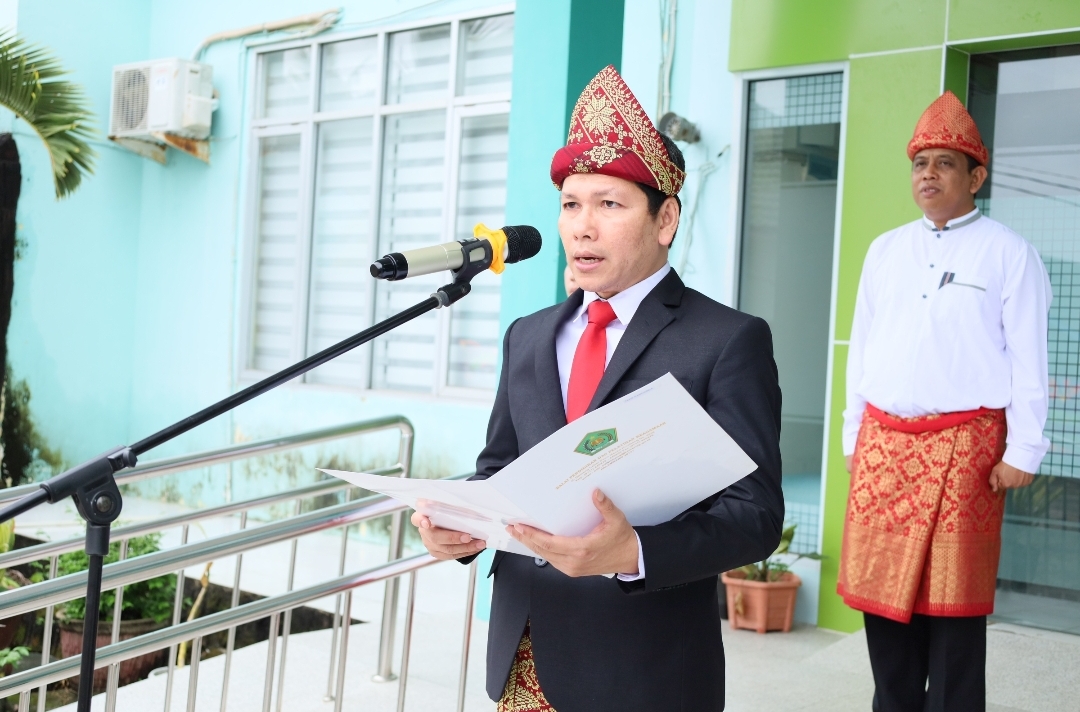 Upacara Hari Guru, Saefudin Sampaikan Apresiasi Menteri Agama Kepada Guru Indonesia