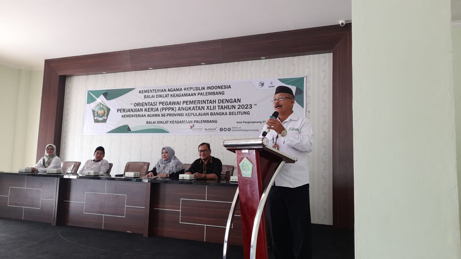 Buka Orientasi PPPK di Bangka, Tumiran Imbau Peserta Pahami Nilai Budaya Kerja ASN 