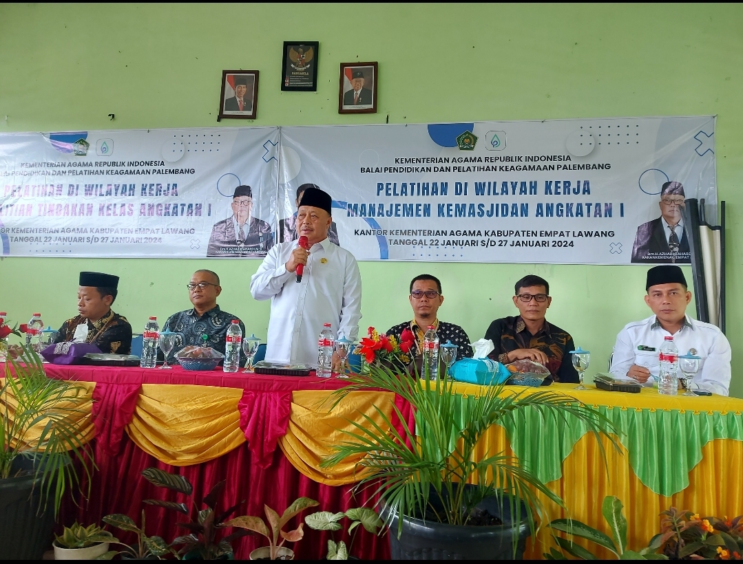 Resmi di buka, Syaifullah Harap Guru dan Pengurus Masjid Bersyukur