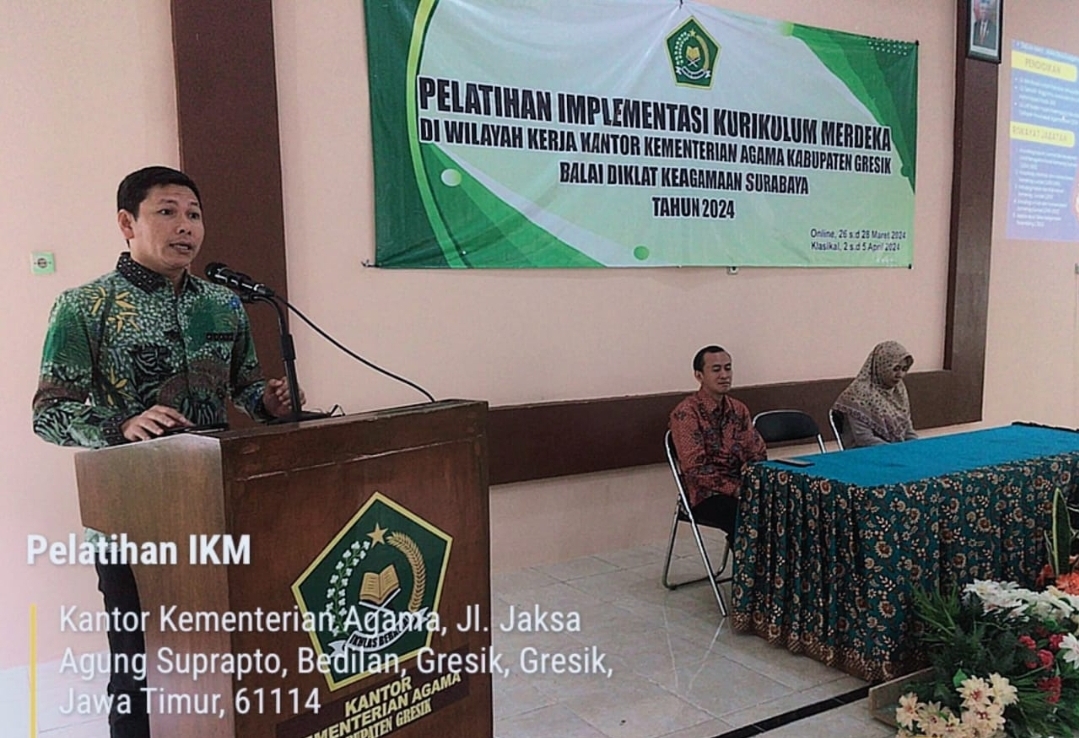 PDWK Implementasi Kurikulum Merdeka di Gresik Resmi Ditutup, Saefudin Titip Pesan Penting   