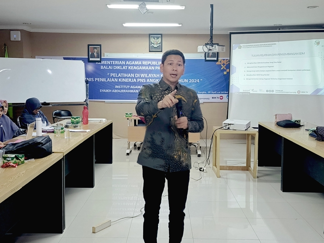 Saefudin harap Output dan Input Pelatihan BDK Palembang Terealisasi