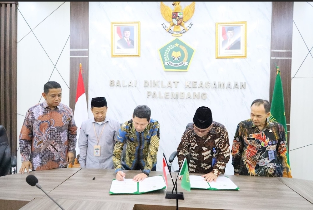 Tingkatkan Pembelajaran Digital Lewat eLTV, APWI dan BDK Palembang Adakan MoU Kerjasama