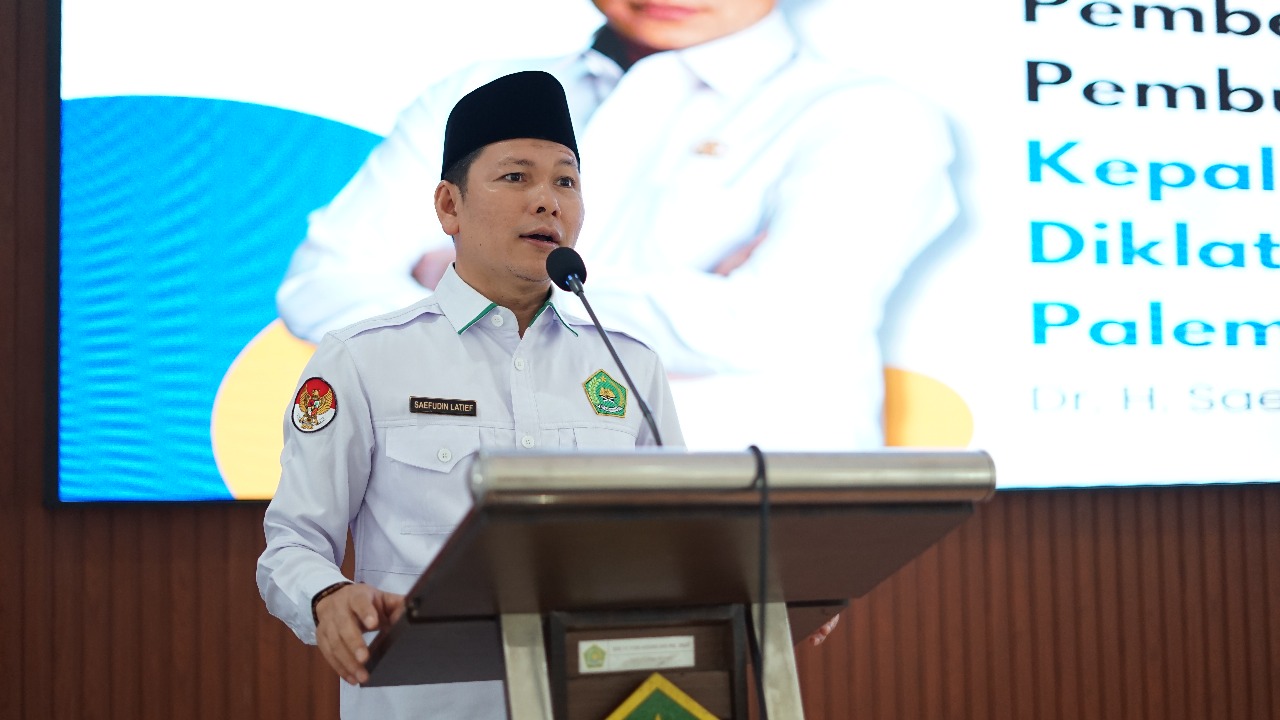 BDK Palembang Resmi Buka Dua Pelatihan Reguler