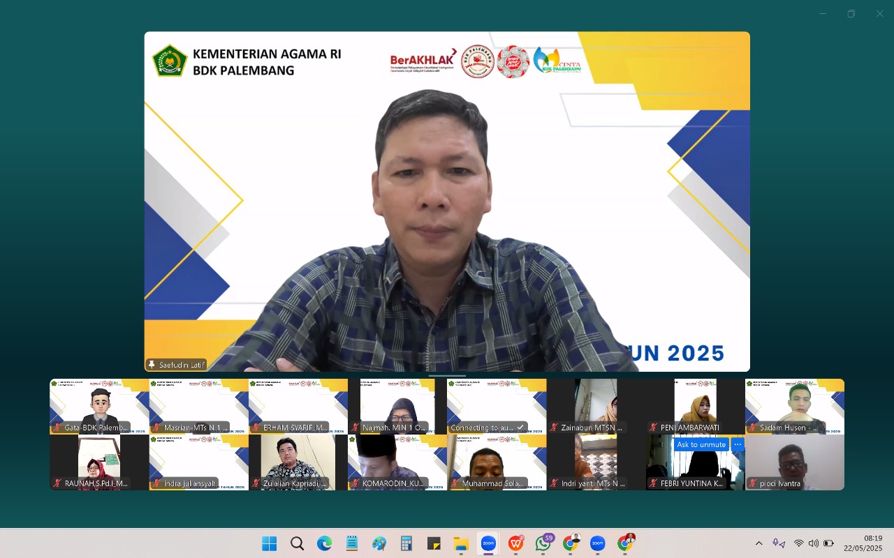 BDK Palembang Kembangkan SDM Melalui Pelatihan