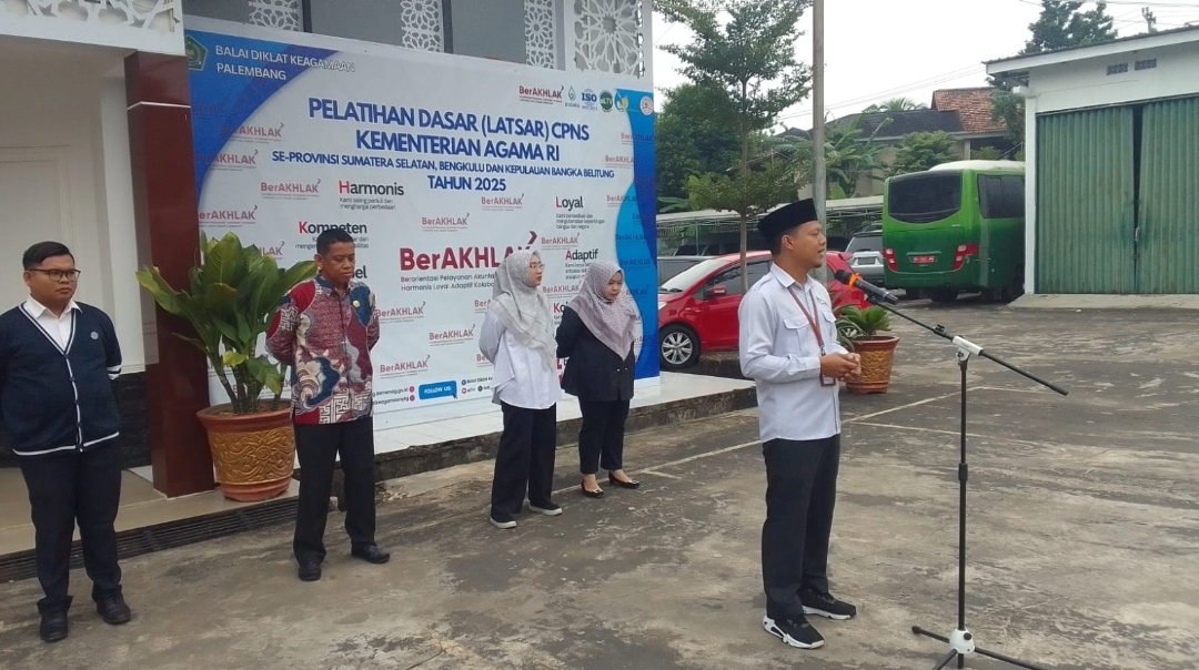 ASN BerAKHLAK dan Cahaya Basmalah: Menginspirasi CPNS BDK Palembang