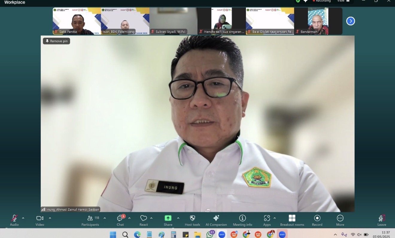 Kuatkan Semangat Satu Tim, Prof. Zainul Dorong SDM Kemenag Wujudkan Moderasi Beragama