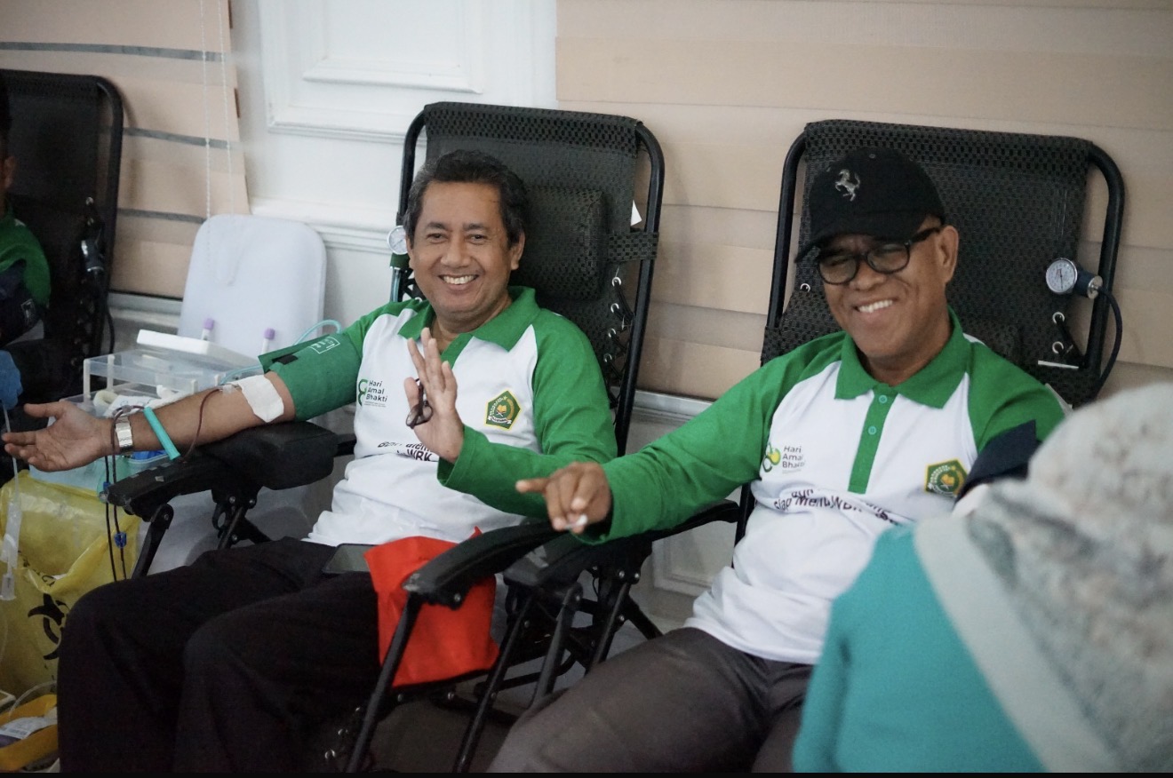 Peringati HAB Kemenag ke-80, BDK Palembang Gelar Donor Darah dan Cek Kesehatan