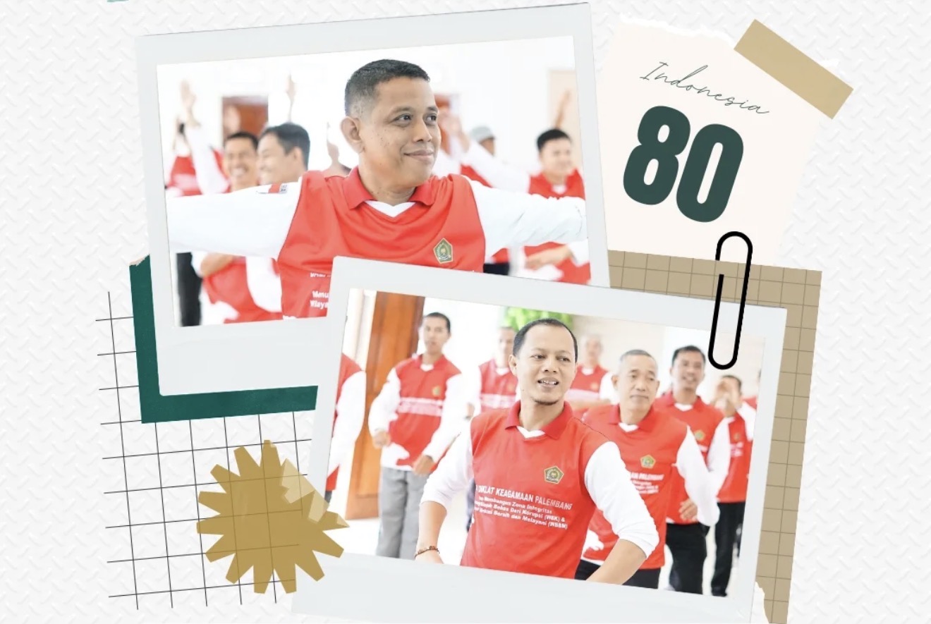 Gerak Sehat, Jiwa Merdeka : SKJ Meriahkan HUT RI BDK Palembang