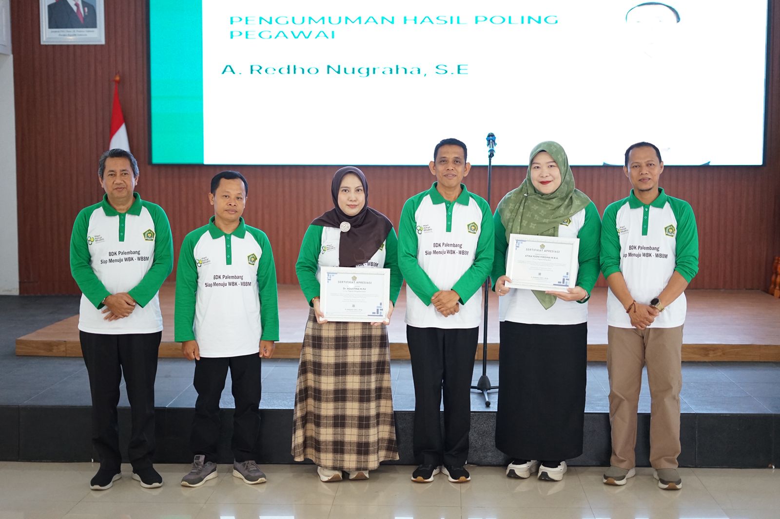 Polling Pegawai Teladan, Langkah Nyata BDK Palembang Menuju WBK dan WBBM