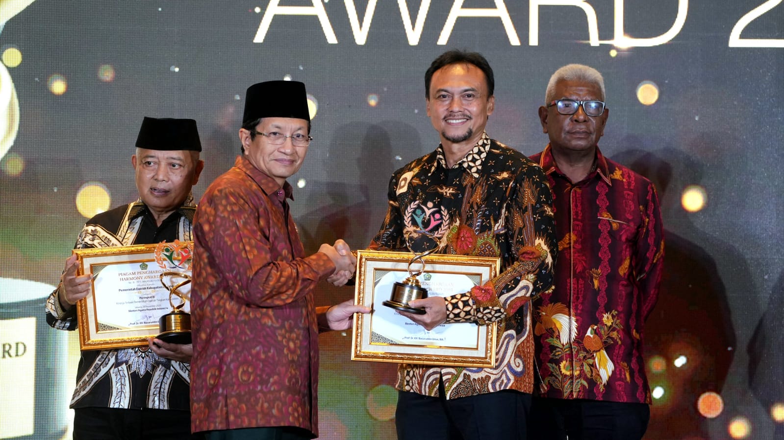 Harmony Award 2025, Kemenag Apresiasi FKUB dan Pemda Terbaik Jaga Kerukunan di Era Prabowo