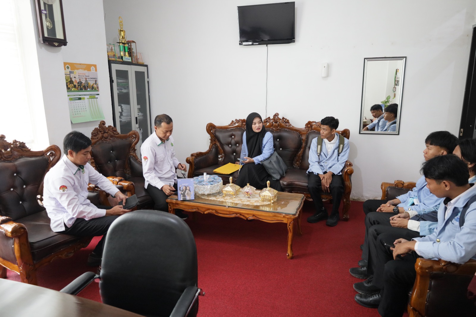 BDK Palembang Sambut Mahasiswa Magang UIN Raden Fatah: Sinergi Baru untuk Penguatan Tim Media elTV