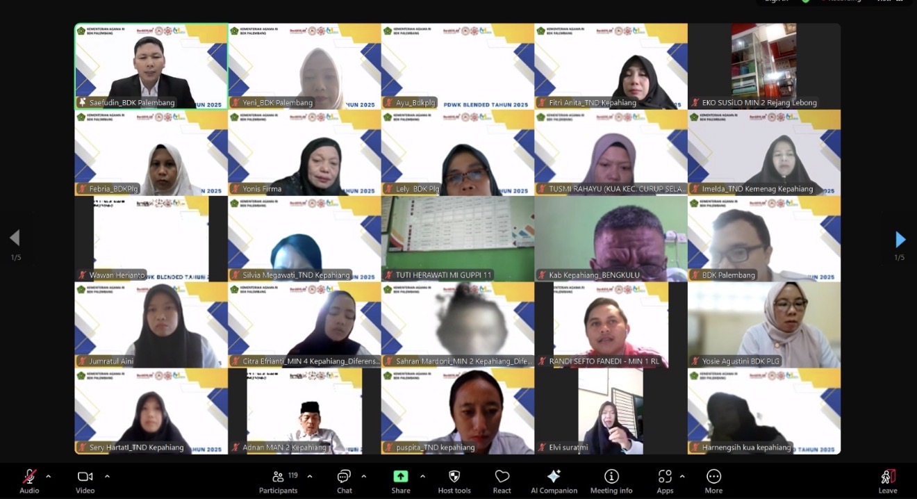 130 Peserta Rejang Lebong dan Kepahiang Antusias Ikuti Pelatihan Blended