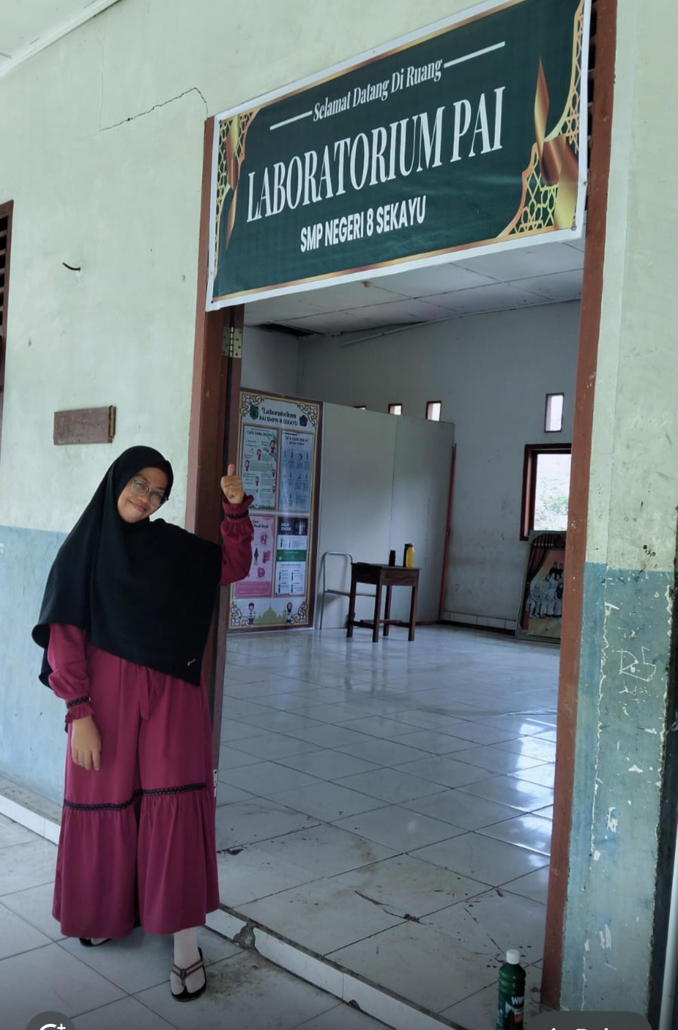 Buah Pelatihan : Khusnul Mar’ah Mulai Rintis Laboratorium PAI SMP Negeri 8 Sekayu