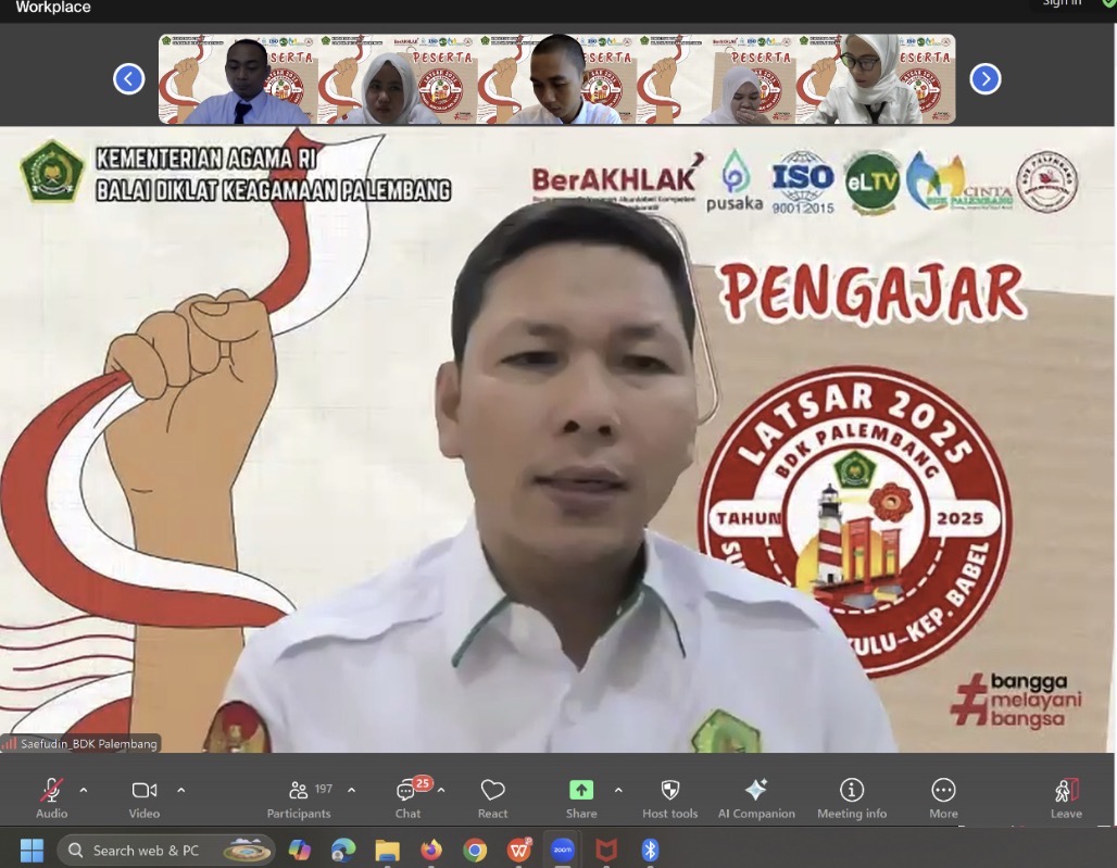 Gelombang I dan II Latsar CPNS BDK Palembang Resmi Dibuka