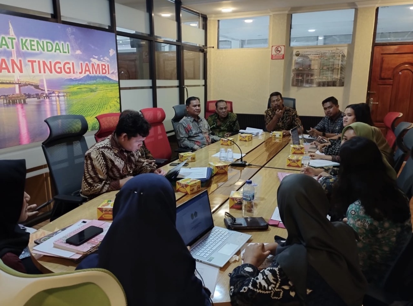 Monitoring Evaluasi Peserta latsar, BDK Palembang Sambangi 3 Pengadilan di Jambi
