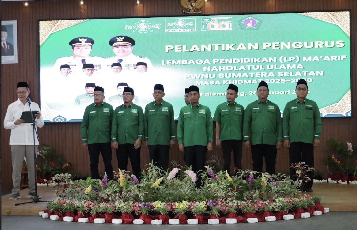 Pelantikan Pengurus LP Ma’arif NU Digelar di BDK Palembang