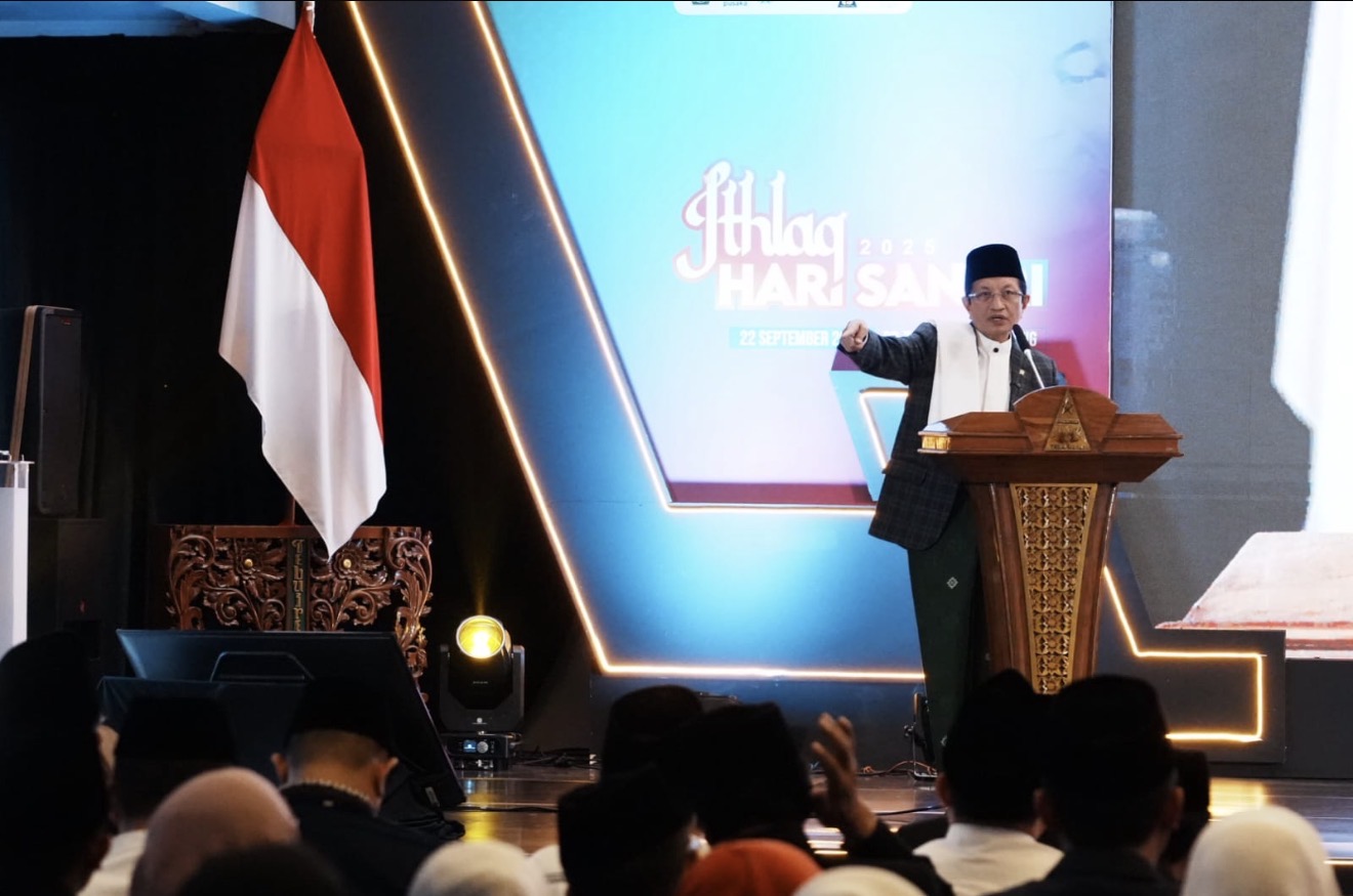 Buka Hari Santri 2025, Menag Ungkap Rencana Eselon I Khusus Urus Pesantren