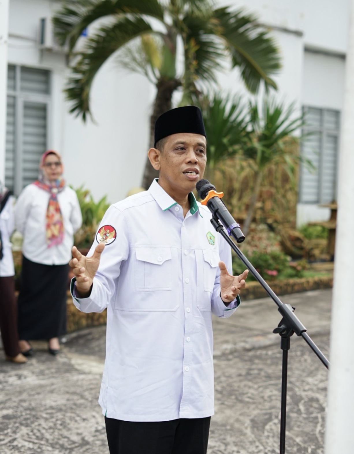 Pesan Menteri Agama di Rakernas BMBPSDM Menjadi Spirit Apel Pagi BDK Palembang